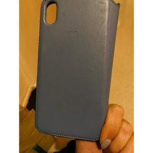 Very lightly used leather folio for iPhone XR